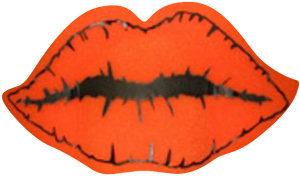 Promotional Foam Hands: 15 inch Lips Foam Mitts